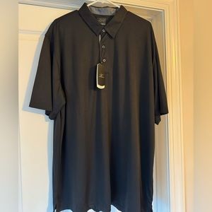 Greg Norman Golf Shirt Black NWT